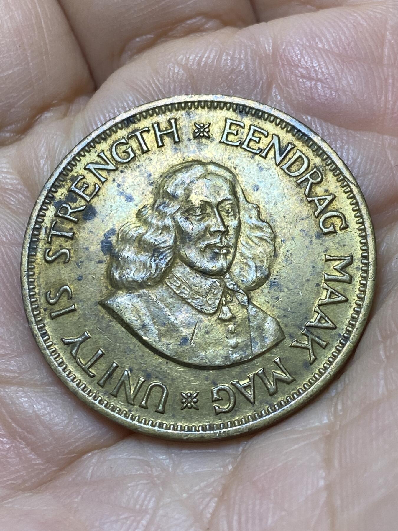 2025年第一百零七场(总第一百三十三场）外国好品散币(免佣金) 南非🇿🇦1961年1分(独立后首套流通硬币)