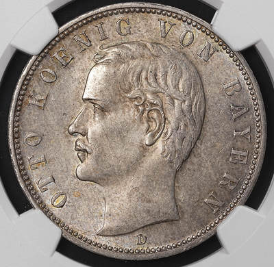 修遠堂世界钱币第八十八期 - NGC MS63 1904年巴伐利亚5马克大银币 较少见年份
