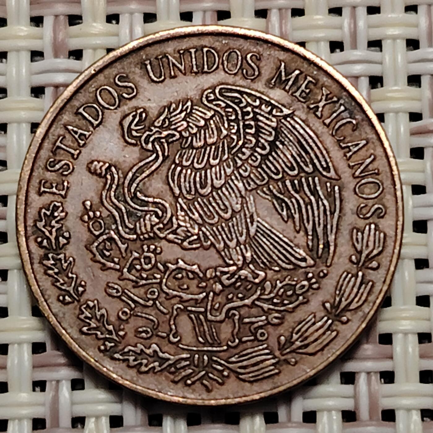 布加迪🐬～世界钱币(上海)🌾第 249 期 /  各国套币和散币 墨西哥🇲🇽 1973年 5分