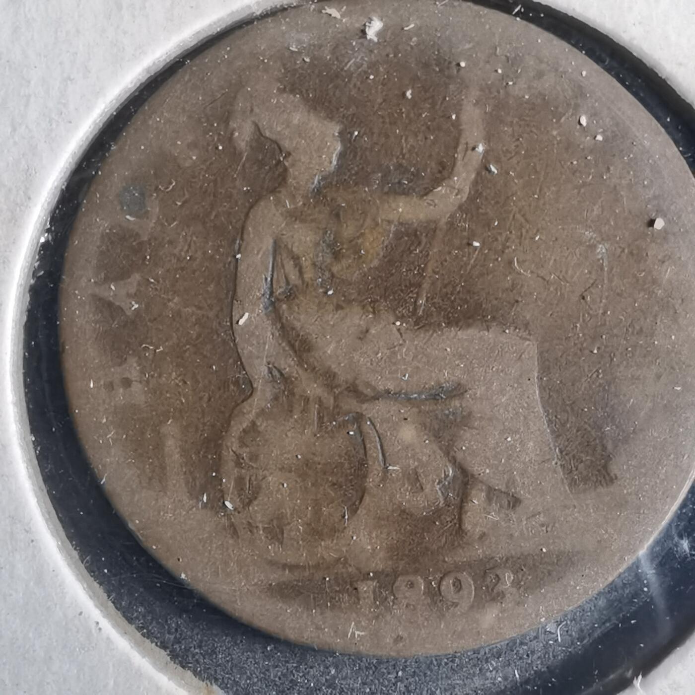 沼泽如烟--第867场 英国1893年半便士