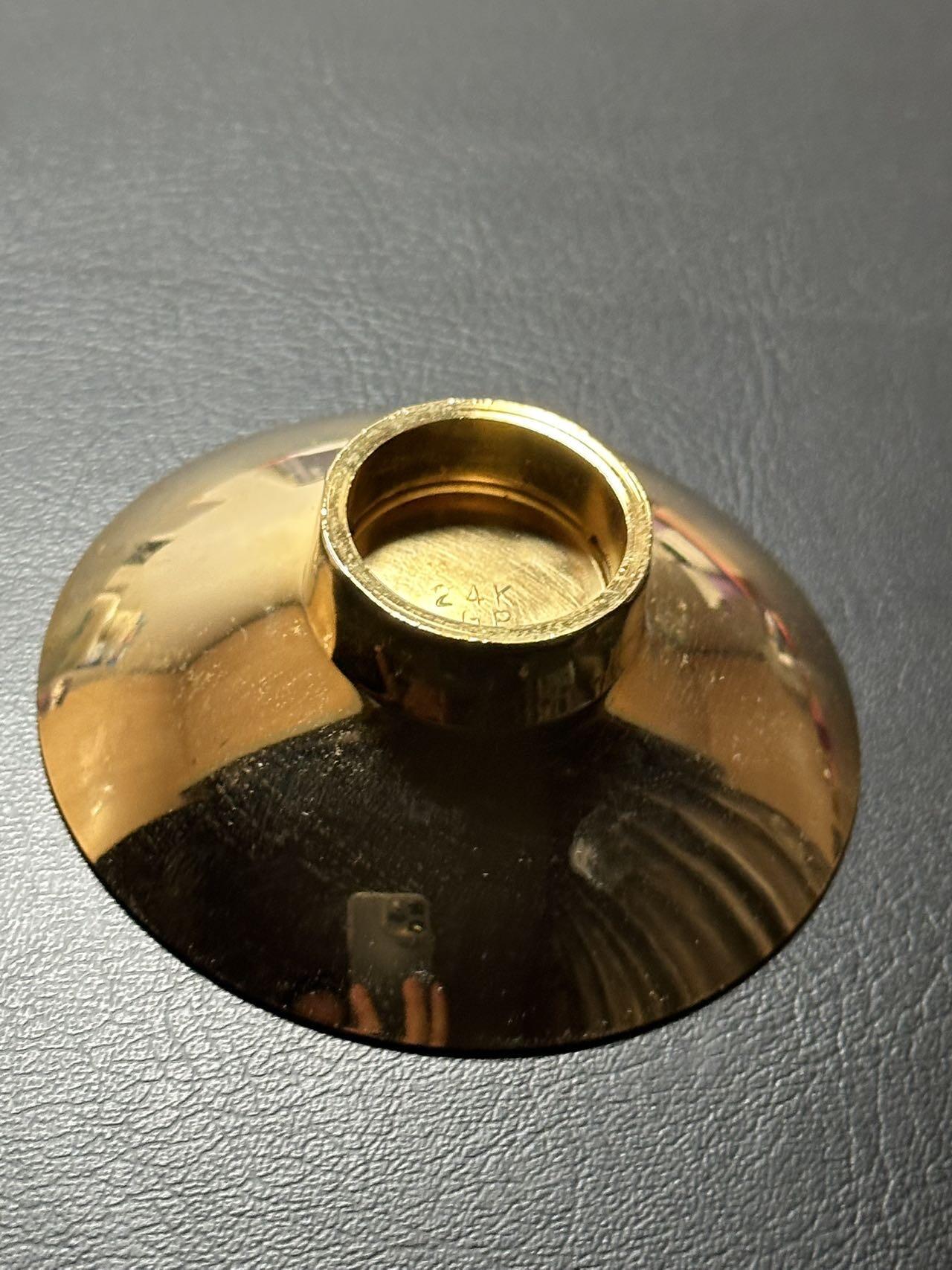 八十八场 镀金小茶碗一个！24K，寿字主题寓意很好！（不设起拍，放漏）