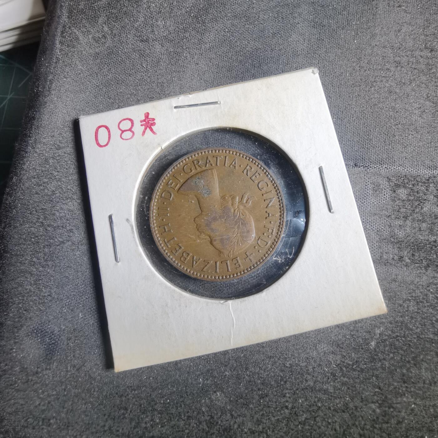 沼泽如烟--第867场 英国1955年半便士