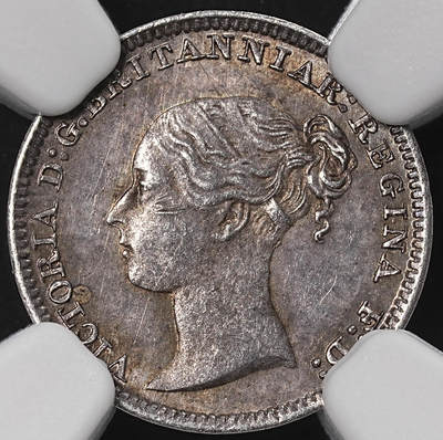 修遠堂世界钱币第八十八期 - NGC MS63 1881年英国1便士银币 濯足币