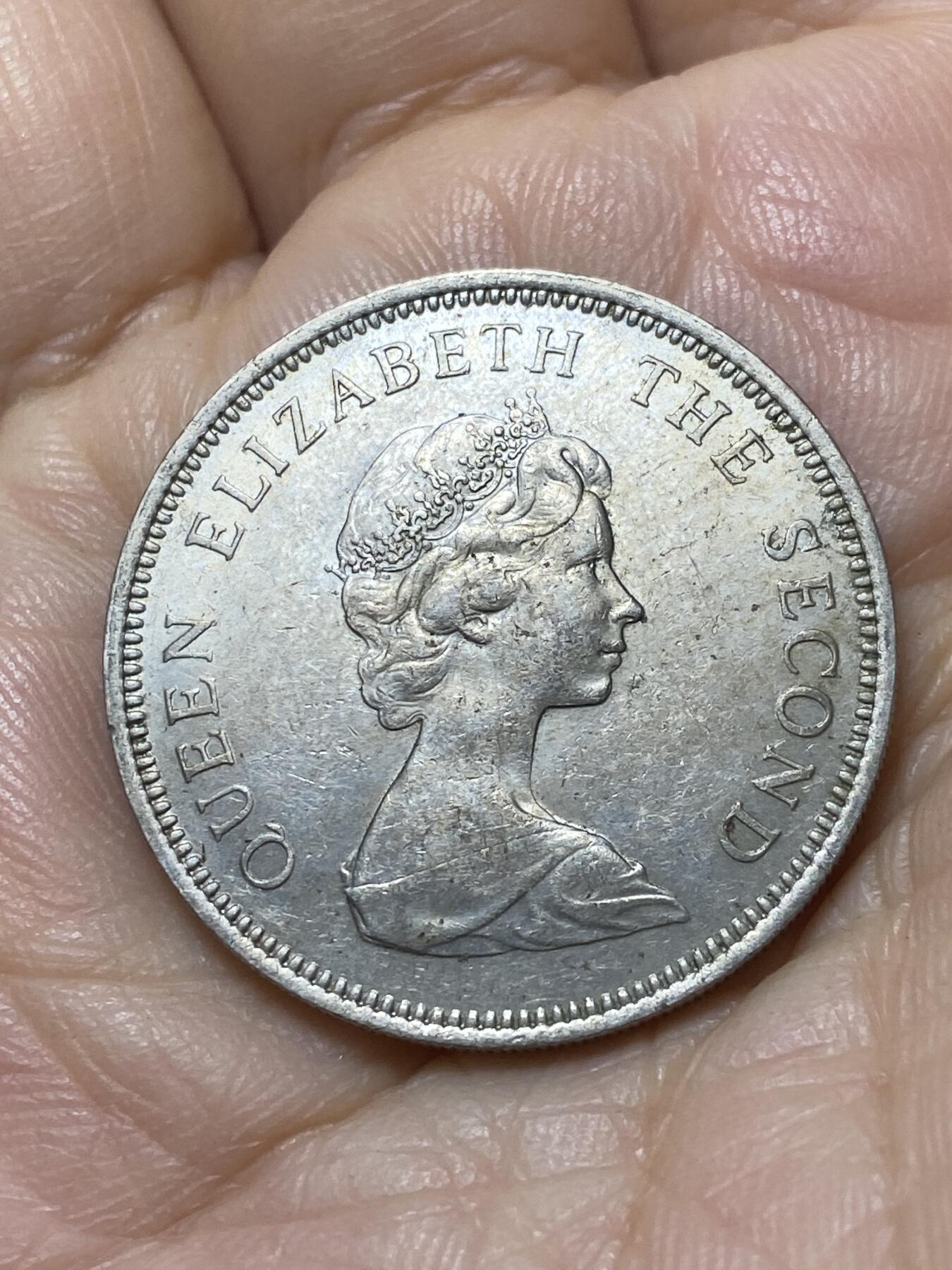 2025年第一百零七场(总第一百三十三场）外国好品散币(免佣金) 英属泽西岛🇯🇪1968年10新便士(伊丽莎白二世中年花冠，十进制第一版首发年)
