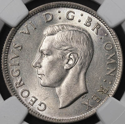修遠堂世界钱币第八十八期 - NGC MS64 1942年英国2先令银币