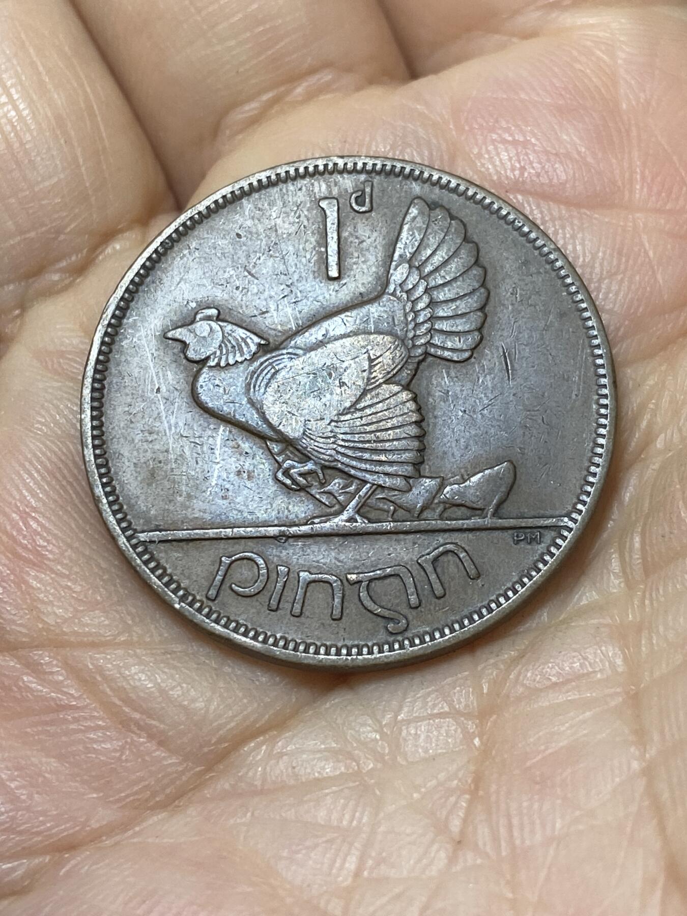2025年第一百零七场(总第一百三十三场）外国好品散币(免佣金) 爱尔兰🇮🇪1928年1便士(自由邦时期，首发年)