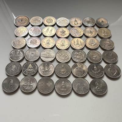 🌹外币初藏🌹🐯2025年第113场  每周二四六晚8️⃣点 接代拍 泰国2泰铢纪念币41枚大全套 