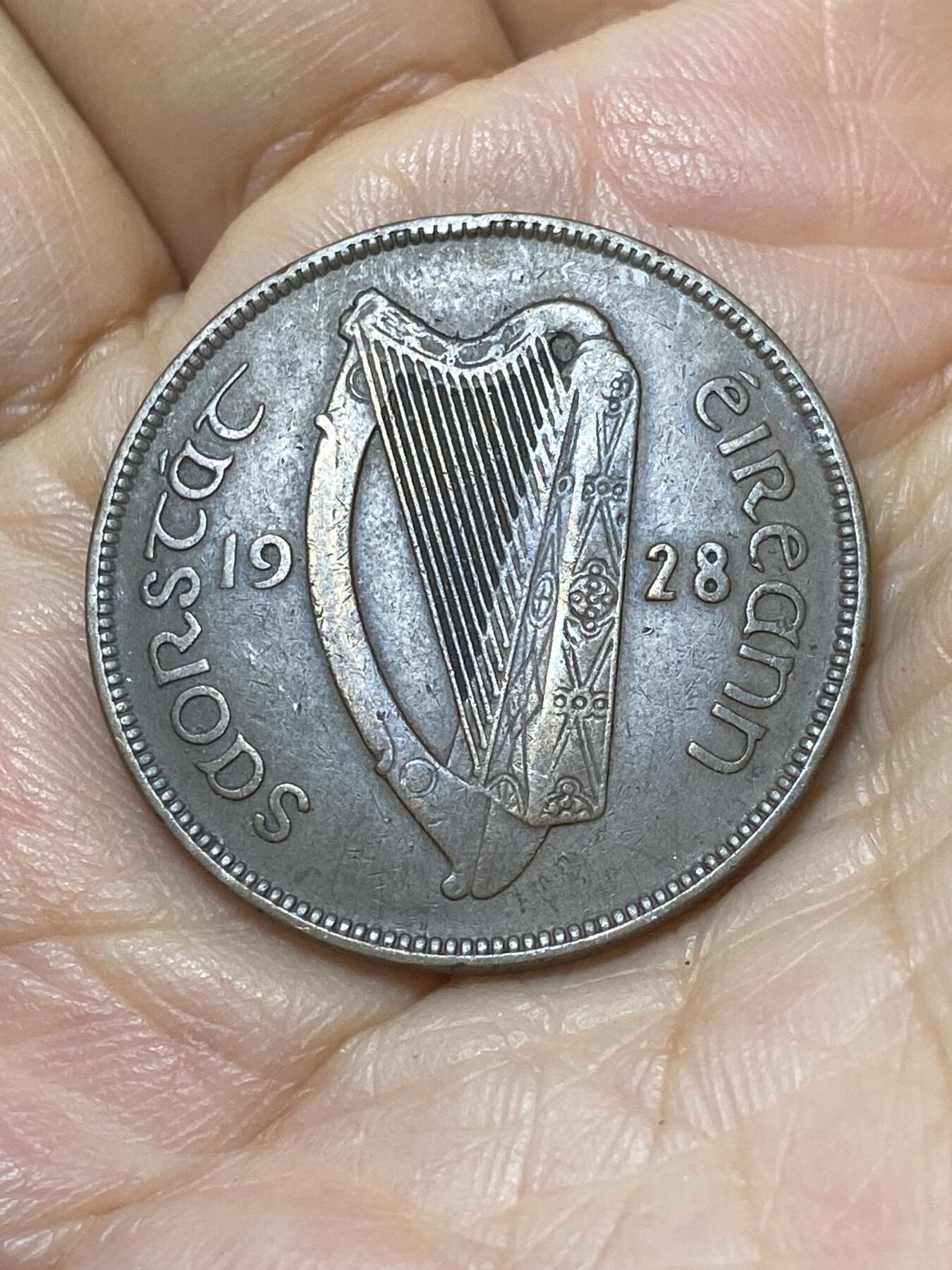 2025年第一百零七场(总第一百三十三场）外国好品散币(免佣金) 爱尔兰🇮🇪1928年1便士(自由邦时期，首发年)