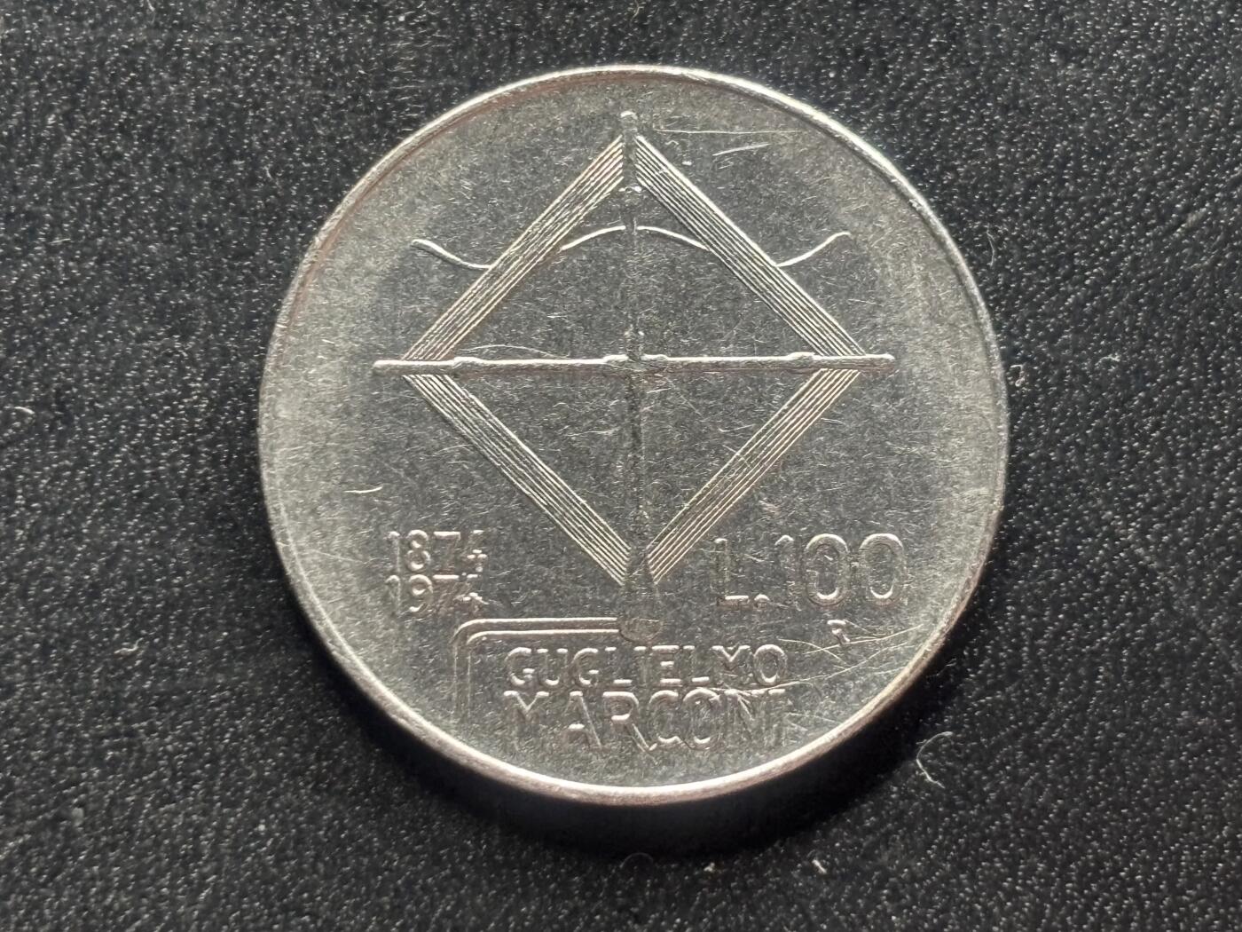 邮泉阁限时拍卖第二十九场 各国硬币专场（硬币在国外。） 意大利1974年100里拉纪念币