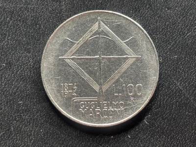 邮泉阁限时拍卖第二十九场 各国硬币专场（硬币在国外。） - 意大利1974年100里拉纪念币
