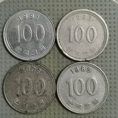 2025年第94场各国散币拍卖（总第94场） - 韩国100韩元4枚