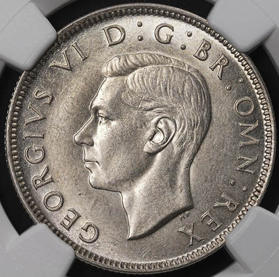 修遠堂世界钱币第八十八期 - NGC MS64 1943年英国2先令银币