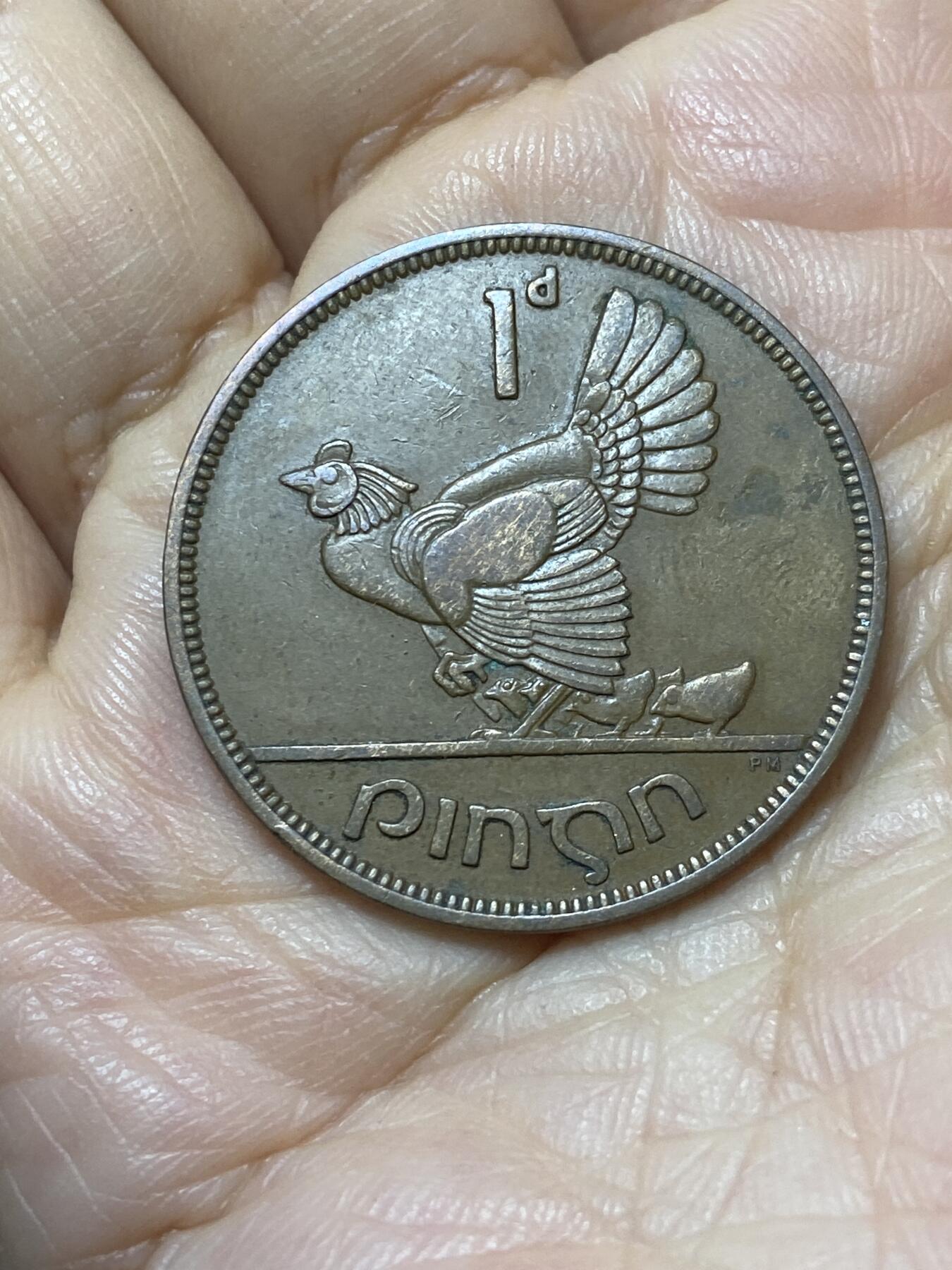 2025年第一百零七场(总第一百三十三场）外国好品散币(免佣金) 爱尔兰🇮🇪1946年1便士(共和国时期第一套)