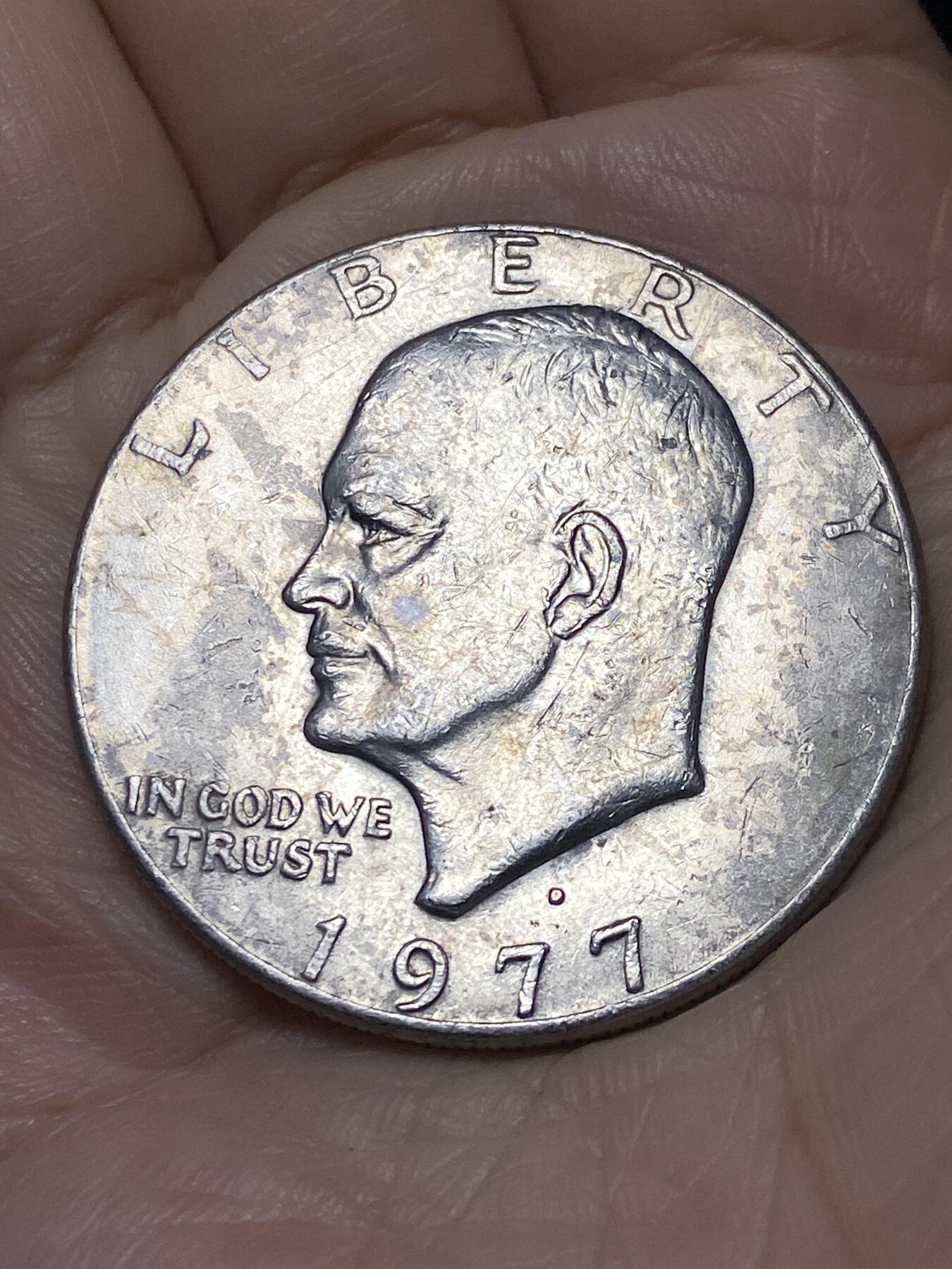 2025年第一百零七场(总第一百三十三场）外国好品散币(免佣金) 美国🇺🇸1977年1美元(艾森豪威尔月球鹰1元)
