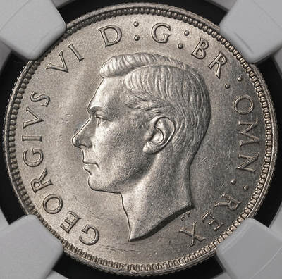 修遠堂世界钱币第八十八期 - NGC MS64 1937年英国2先令银币