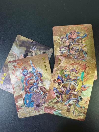NO.12 好又多金牌大场，金戈铁马+美女如云，每周一站式配齐，方便凑单！（周6晚6点半截拍，卖家送拍0抽成！） - 百里 李云中西游 蜘蛛精+多闻/广目/增长天王 粗闪4张
