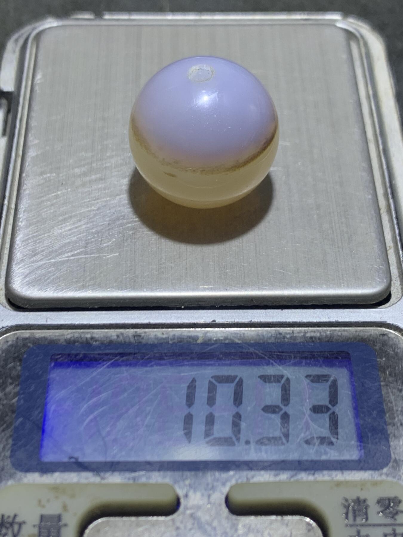 精美罕见一线海洋玉髓单珠一颗，