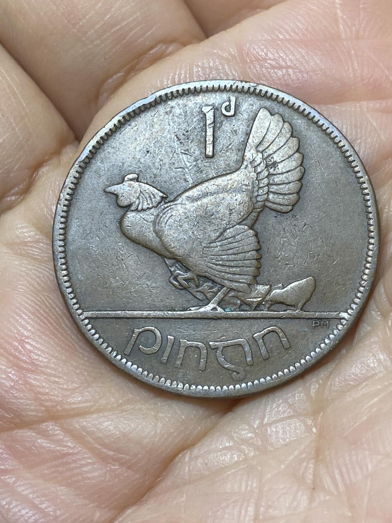 2025年第一百零七场(总第一百三十三场）外国好品散币(免佣金) 爱尔兰🇮🇪1931年1便士(自由邦时期)