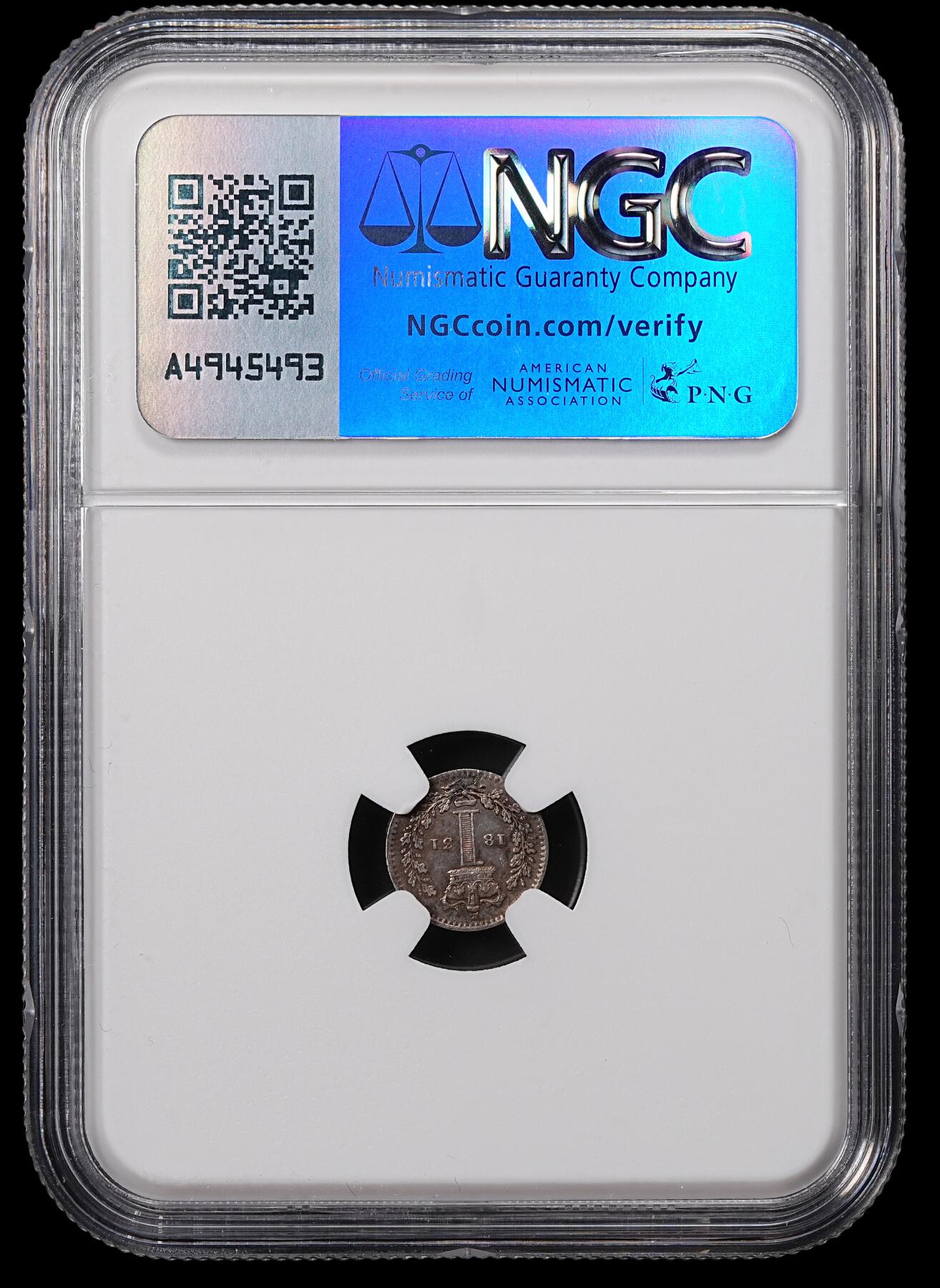 修遠堂世界钱币第八十八期 NGC MS62 1831年英国1便士银币 濯足币