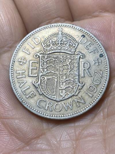 2025年第一百零七场(总第一百三十三场）外国好品散币(免佣金) - 英国🇬🇧1962年半克朗(伊丽莎白二世青年桂冠第二版)