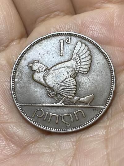 2025年第一百零七场(总第一百三十三场）外国好品散币(免佣金) - 爱尔兰🇮🇪1937年1便士(自由邦时期)