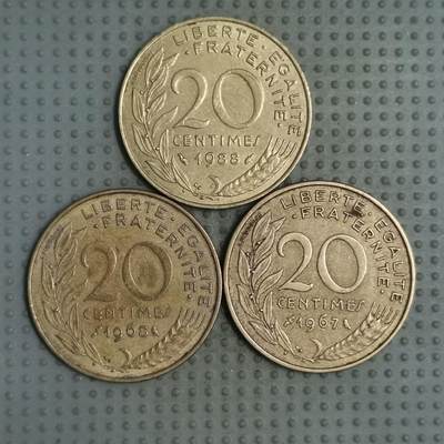 2025年第94场各国散币拍卖（总第94场） - 法国20生丁3枚