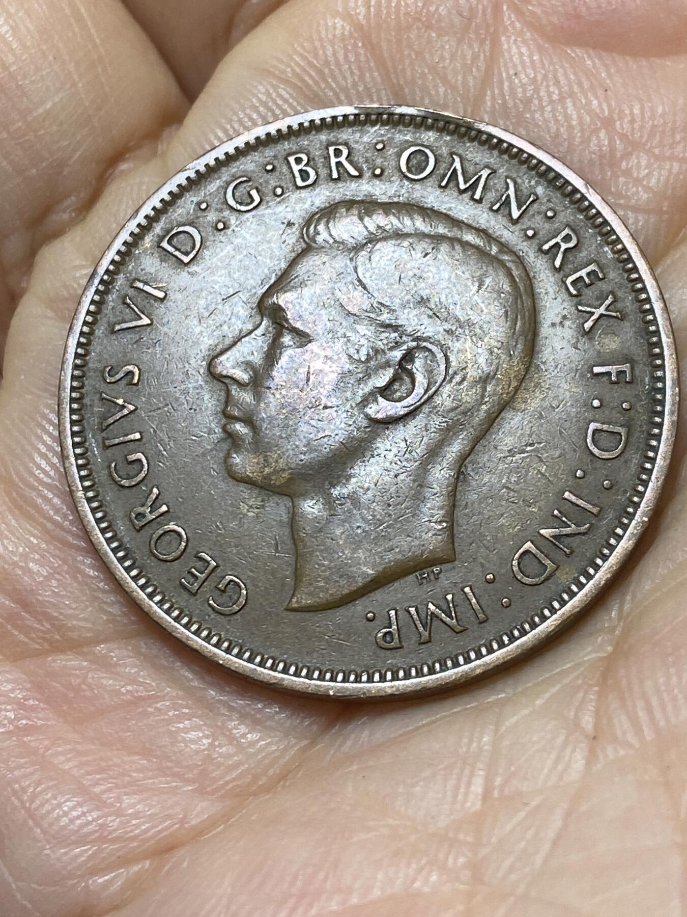 2025年第一百零七场(总第一百三十三场）外国好品散币(免佣金) 英国🇬🇧1937年1便士(乔治六世加冕年，第一版首发年)