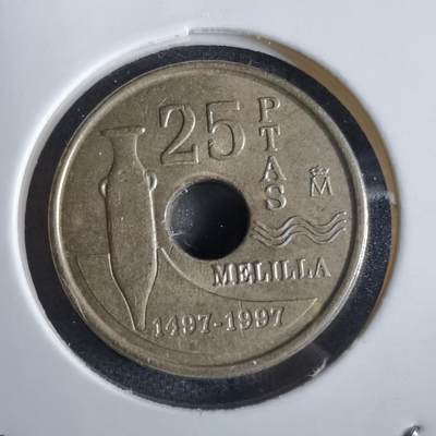 沼泽如烟--第867场 - 西班牙1997年25比塞塔纪念币