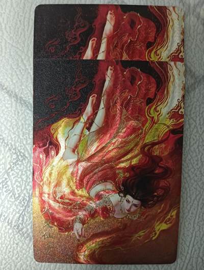 花开卡拍第42期（10月12号周日截拍，品控勿拍!!!拍品不寄存，运费5元，自制卡难免瑕疵，可能存在轻微撞角爆边等出厂瑕疵，品控介意勿拍！） - 燎原刷子妖姬传 火灵仙子双服饰 粗闪2张