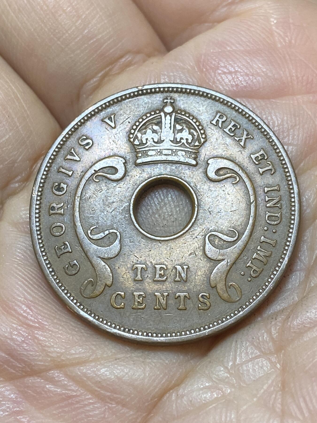 2025年第一百零七场(总第一百三十三场）外国好品散币(免佣金) 英属东非1935年10分(乔治五世时期)
