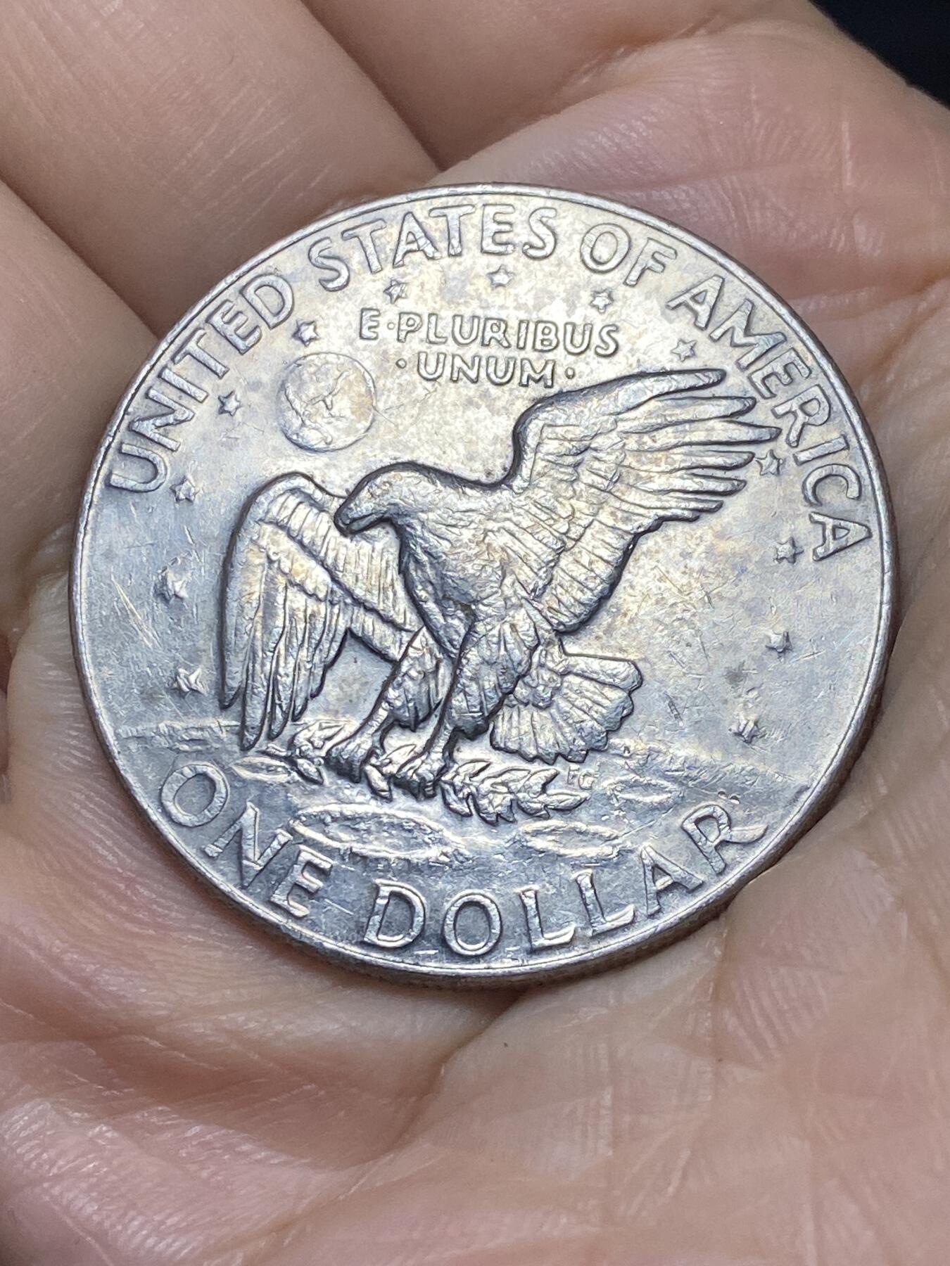 2025年第一百零七场(总第一百三十三场）外国好品散币(免佣金) 美国🇺🇸1977年1美元(艾森豪威尔月球鹰1元)