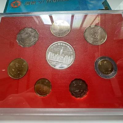 🌹外币初藏🌹🐯2025年第113场  每周二四六晚8️⃣点 接代拍 香港回归纪念 紫荆花套币