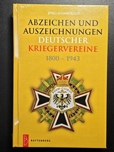 【德藏】世界币章拍卖第149期（拍品征集中~欢迎藏友联系） - 全新未拆封 1800-1943 德国战争徽章奖章目录 全彩铜板纸印刷 硬壳精装 全书约600+页