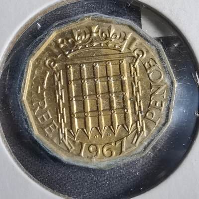 沼泽如烟--第867场 - 英国1967年3便士