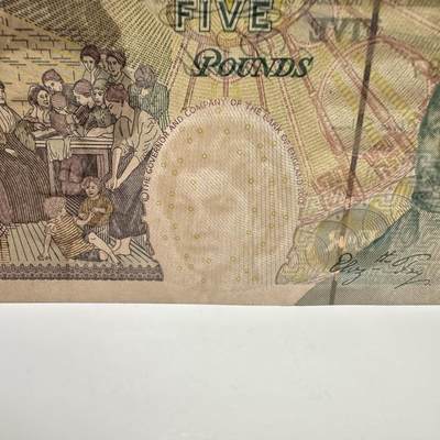 🌹外币初藏🌹🐯2025年第113场  每周二四六晚8️⃣点 接代拍 英国五英镑 全新