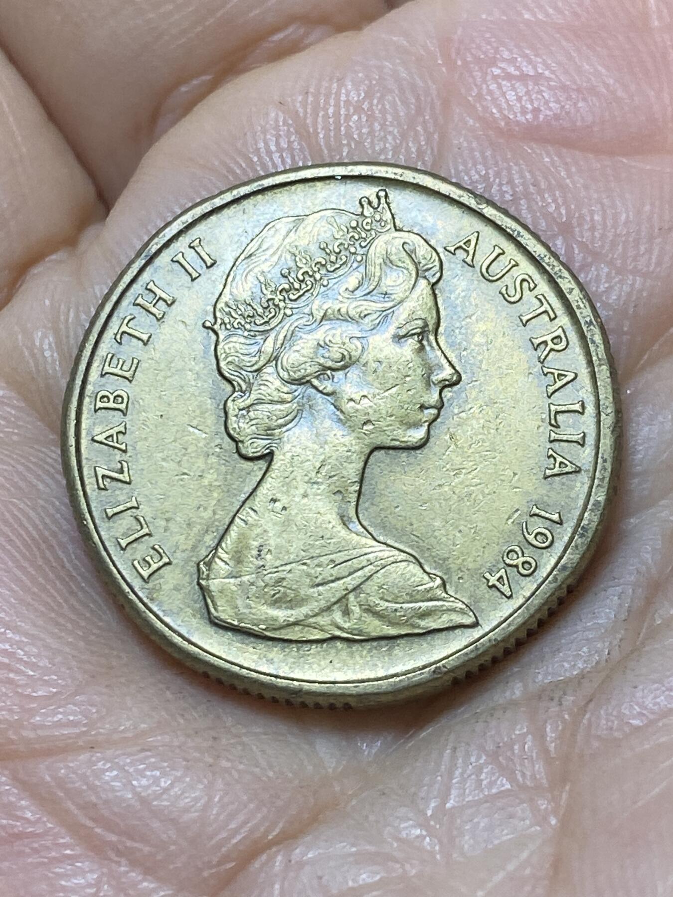 2025年第一百零七场(总第一百三十三场）外国好品散币(免佣金) 澳大利亚🇦🇺1984单年份1元(伊丽莎白二世中年花冠)