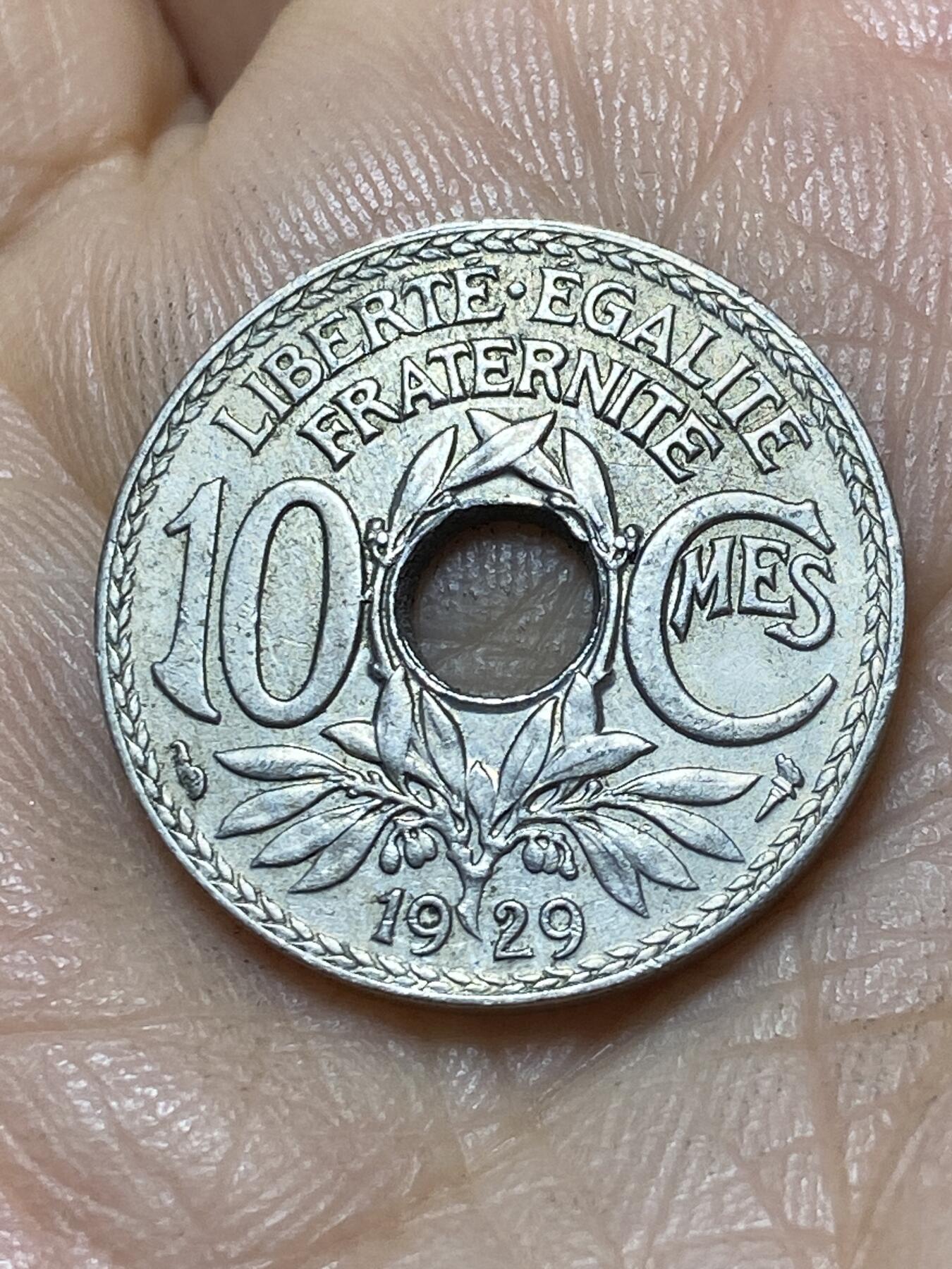 2025年第一百零七场(总第一百三十三场）外国好品散币(免佣金) 法兰西第三共和国1929年10生丁(第四版)