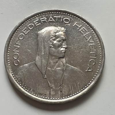 🌹外币初藏🌹🐯2025年第113场  每周二四六晚8️⃣点 接代拍 - 瑞士1975年5法郎