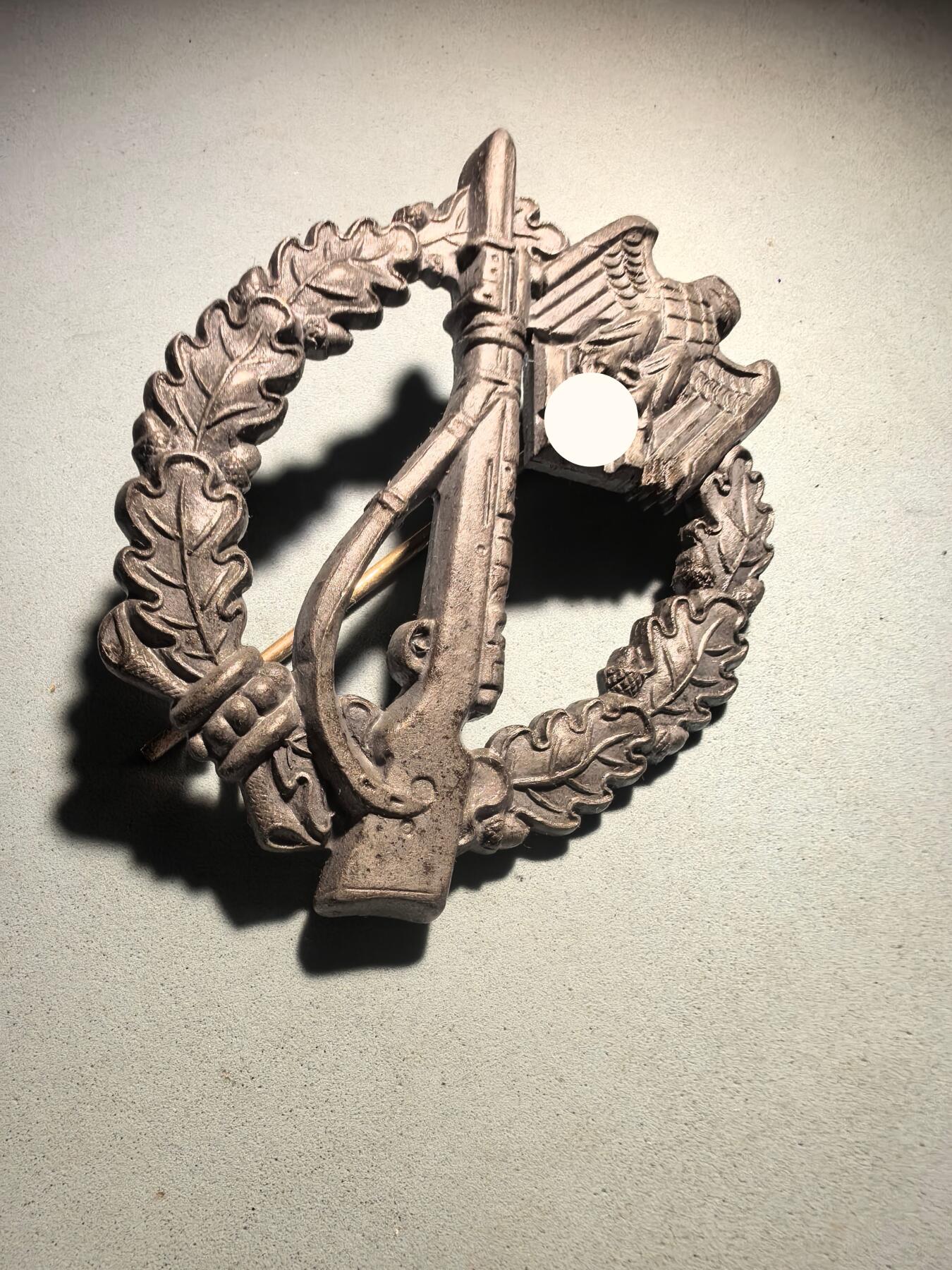 盛世勋华——号角文化勋章邮票专场拍卖第283期 德国（1939）银级步兵突击奖章 好品