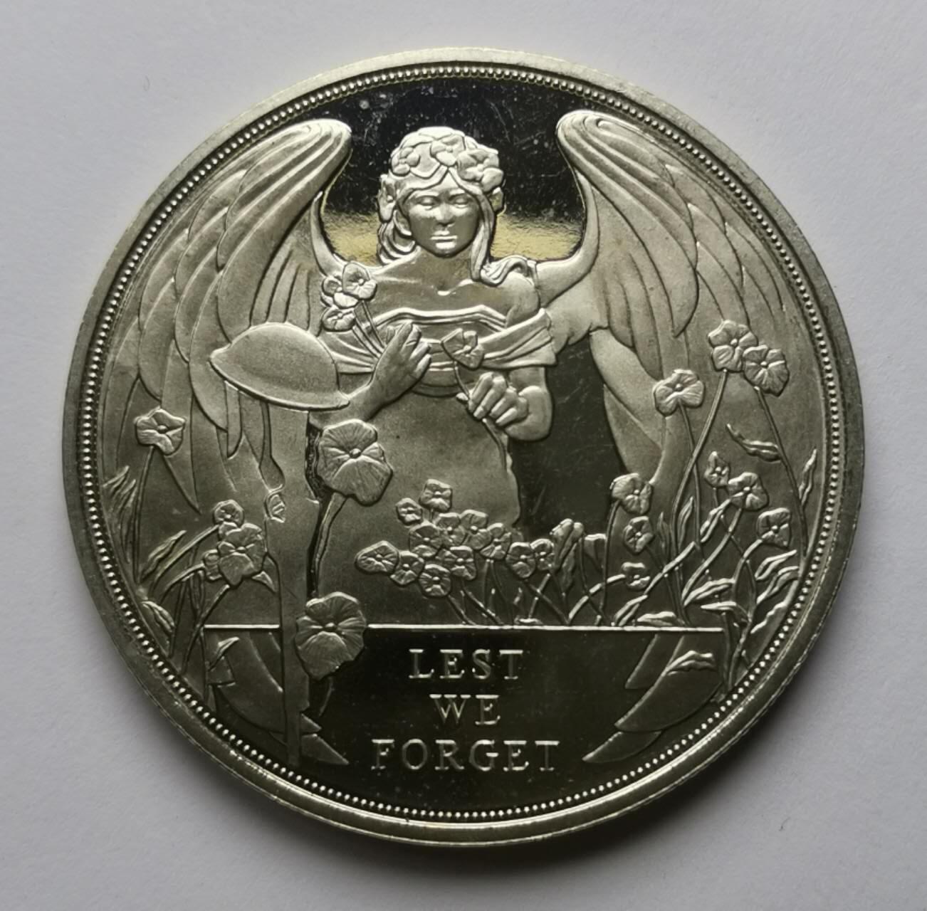 巨藏钱币第四期10月13号20点开拍 直布罗陀2017年1克朗精制镍币