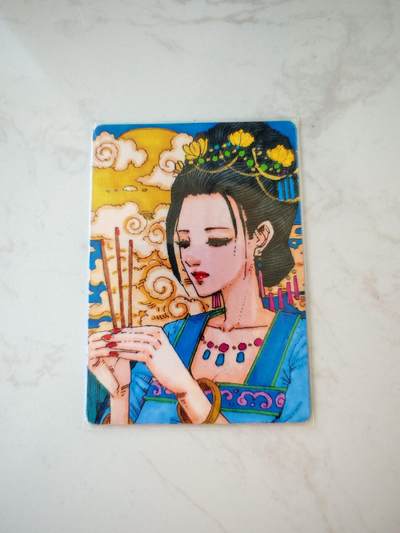 小怪兽卡牌第四十四期 （收拍品  不寄存 消费就送随机裸卡） - 小花瓣手绘复刻卡 编号如图