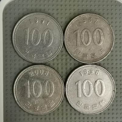 2025年第96场各国散币拍卖（总第96场） - 韩国100韩元4枚