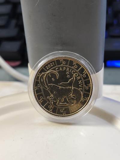 第177期拍卖【长期征集拍品】 - 圣马力诺2021年十二星座摩羯座纪念币