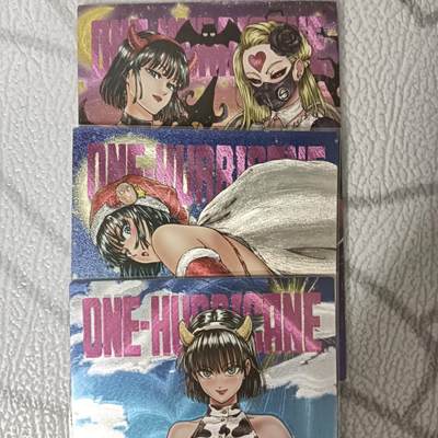花开卡拍第42期（10月12号周日截拍，品控勿拍!!!拍品不寄存，运费5元，自制卡难免瑕疵，可能存在轻微撞角爆边等出厂瑕疵，品控介意勿拍！） - 藏无缺璇哥 一拳超人吹雪 粗闪3张