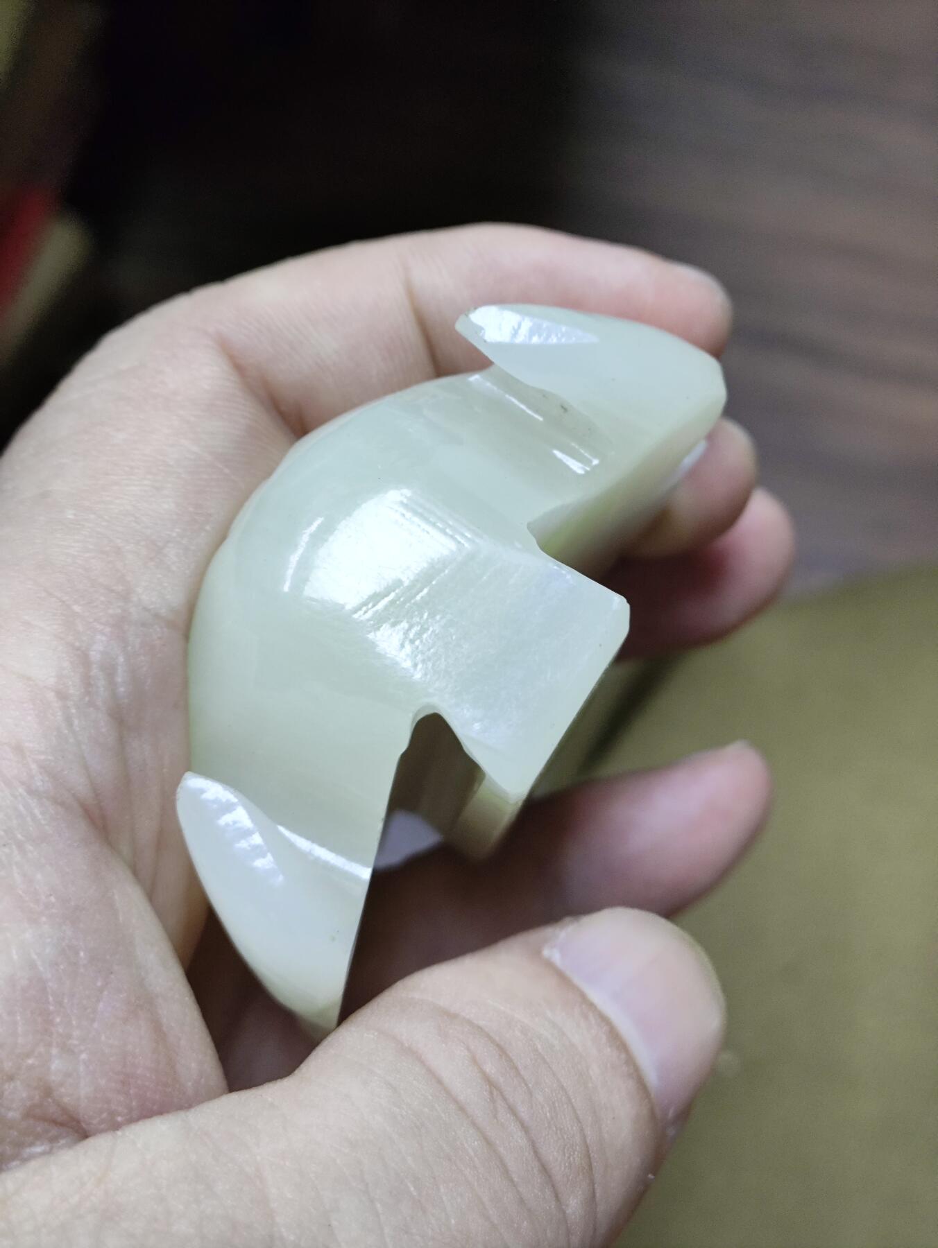 爱淘收藏，清货 天然阿富汗白玉皮带扣腰扣 羊脂白男士玉石腰牌腰佩