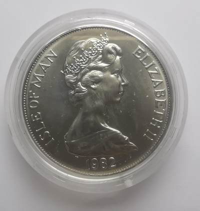 巨藏钱币第四期10月13号20点开拍 马恩岛1982年1克朗镍币-6