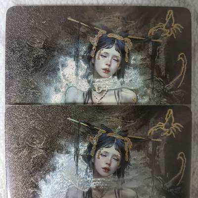花开卡拍第42期（10月12号周日截拍，品控勿拍!!!拍品不寄存，运费5元，自制卡难免瑕疵，可能存在轻微撞角爆边等出厂瑕疵，品控介意勿拍！） - 燎原 妖姬传 刷子 蝎子精 双服饰幻彩折光2张
