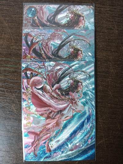 花开卡拍第42期（10月12号周日截拍，品控勿拍!!!拍品不寄存，运费5元，自制卡难免瑕疵，可能存在轻微撞角爆边等出厂瑕疵，品控介意勿拍！） - 卡玩帕克 百花谱 息妫 粗闪3张