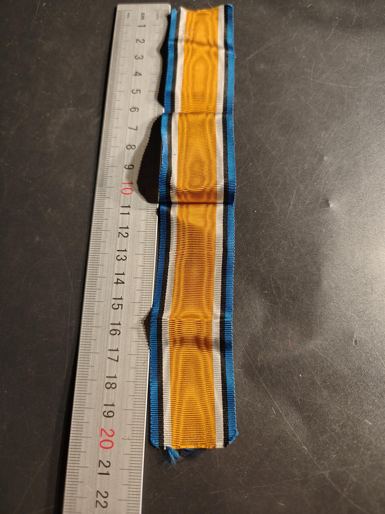 老王徽章第155期 英国一战纪念章绶带    20cm