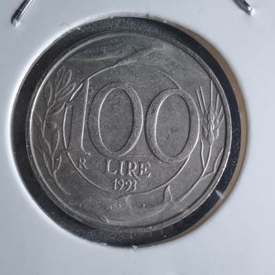 沼泽如烟--第869场 - 意大利1993年100里拉